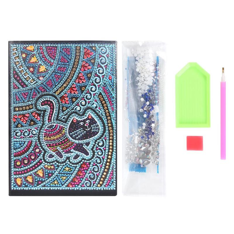 

DIY Special Shaped Diamond Painting Notebook Diary Book 60 Pages A5 Notebook Embroidery Diamond Cross Stitch Note Book XMAS Gift
