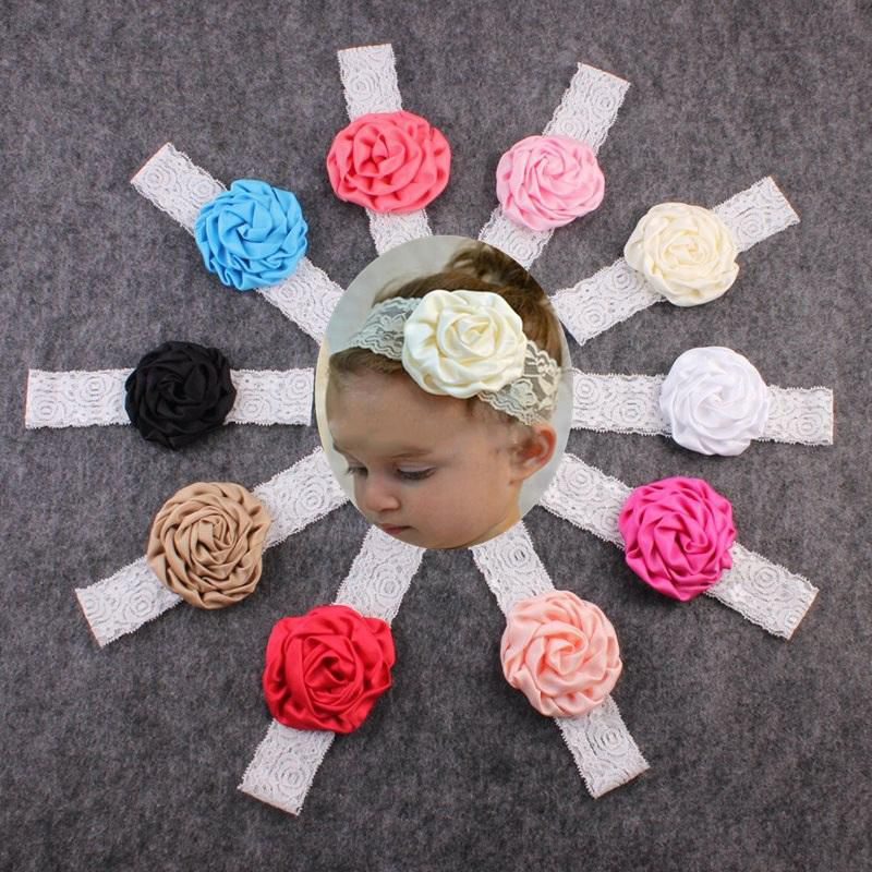 satin baby headbands