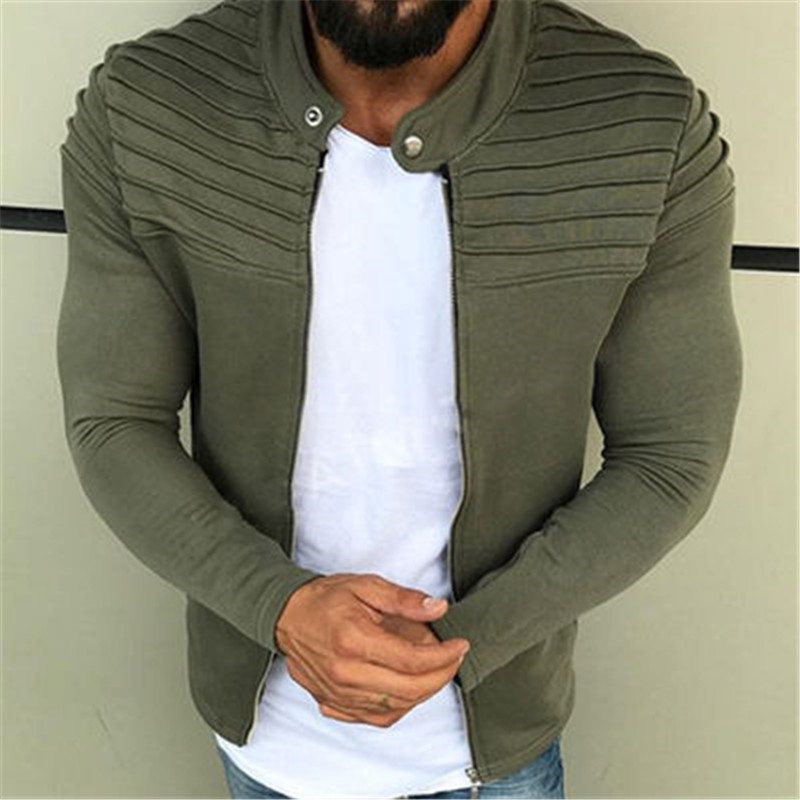 BDLJJ hommes à capuche 2019 nouveaux pulls à capuche de mode hommes personnalité fermeture éclair sweat mâle à capuche survêtement automne hiver