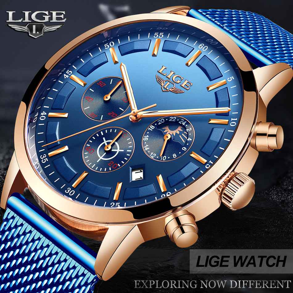lige chronograph watch