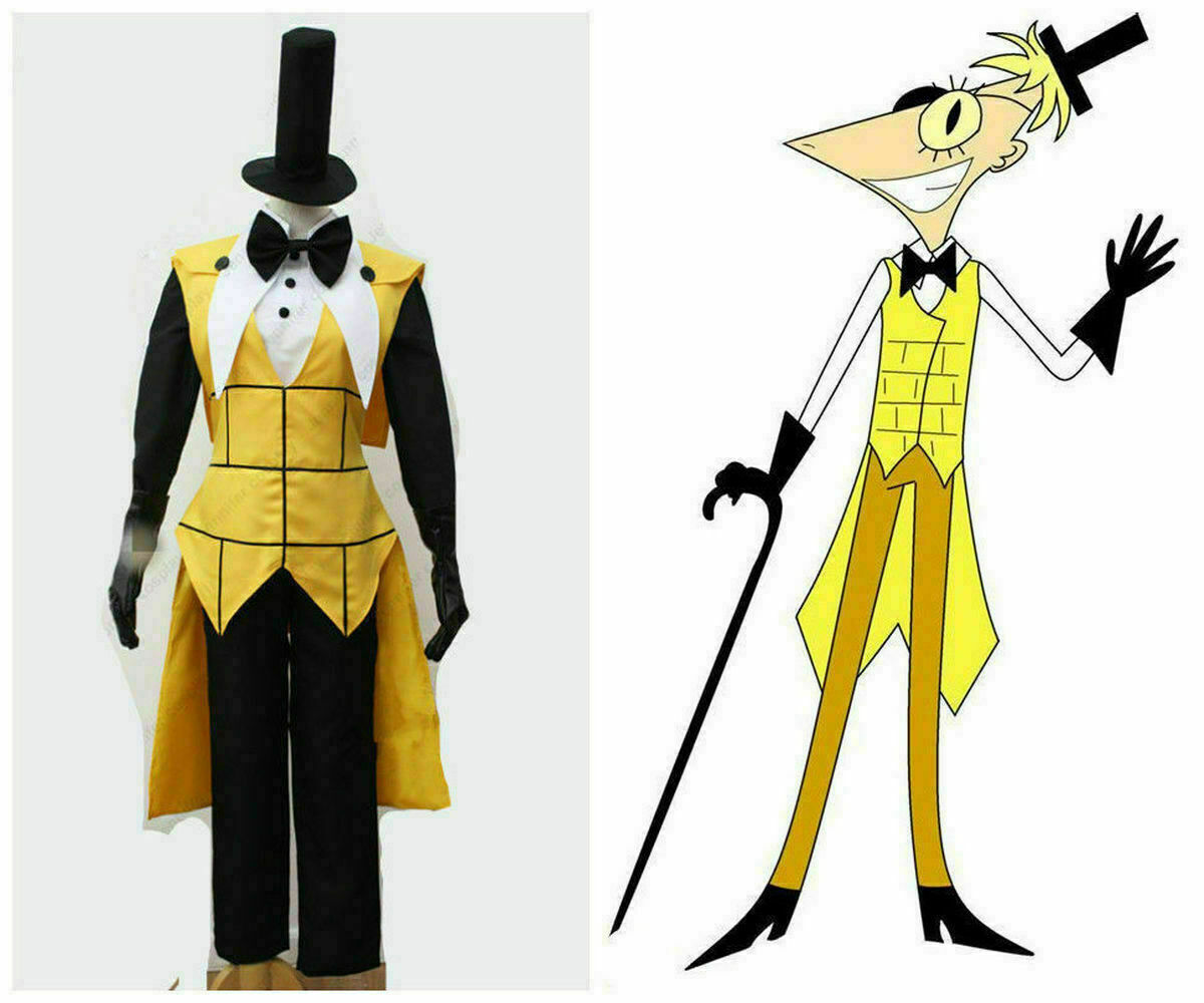 

Hot! Cartoon Gravity Falls Bill Cipher Human Cosplay Costume