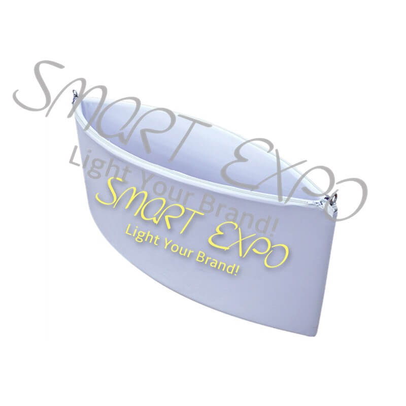 

10ft(CL)/2.75ft*3.5ft(H) Recyclable Attracting Fabric Banner with Strong Aluminum Frame Tension Fabric Print Graphic Portable Bag