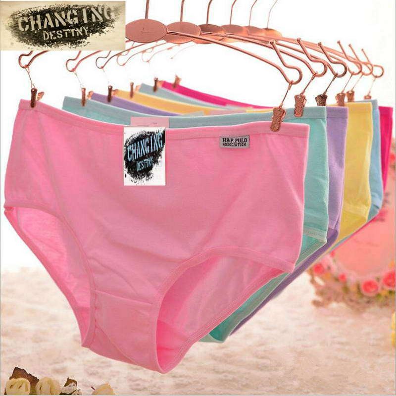 

Fashion Sexy Women's Cotton Underwears Women's Briefs Ladies Panties Breathable Underpants Girls Knickers for Female  XL, Pink