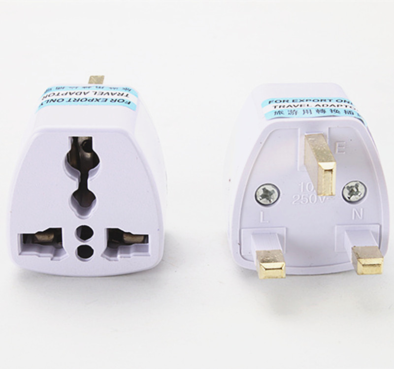 

Universal Power Adapter Travel Adaptor UK Plug Charger Adapter Converter 3 Pin AC Power For Samsung HTC cell phone