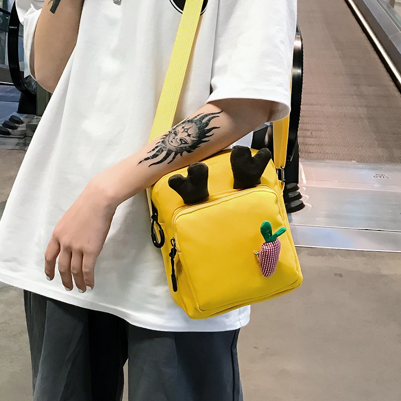 Giapponese MORI ragazza tela borsa a tracolla Borsa Hobo Harajuku Messenger Tote Bag