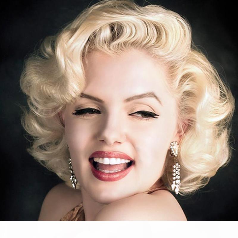 perruque blonde ondulée femme