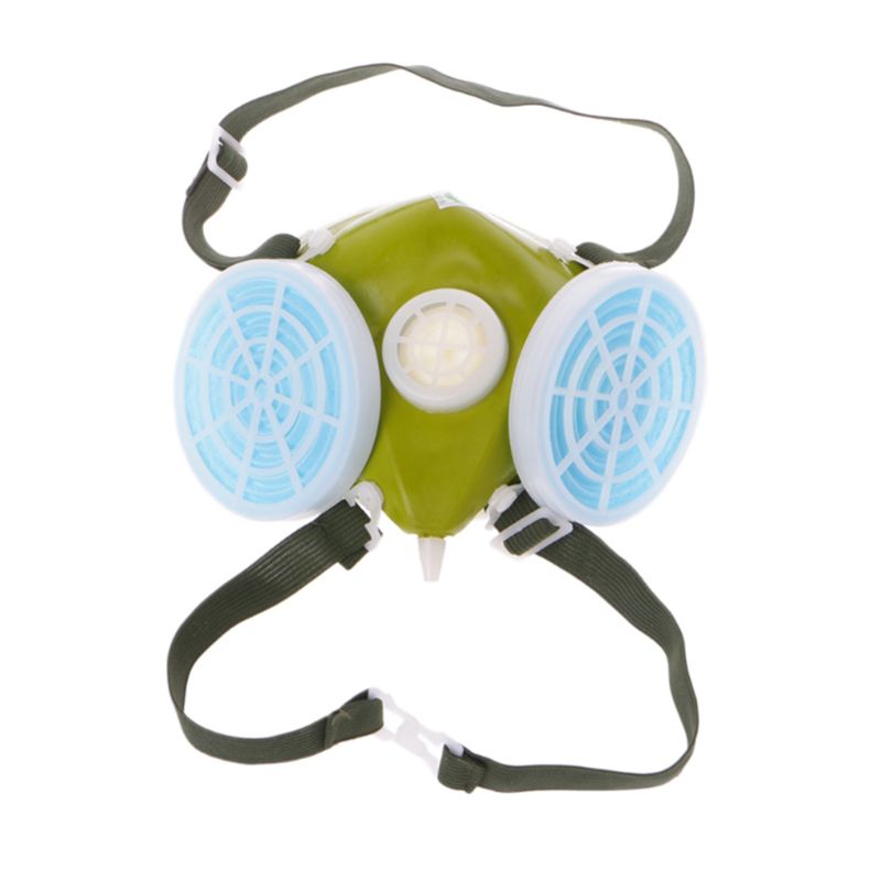 

Double Cartridges Respirator Mask Industrial Gas Anti-Dust Spray Paint, Red