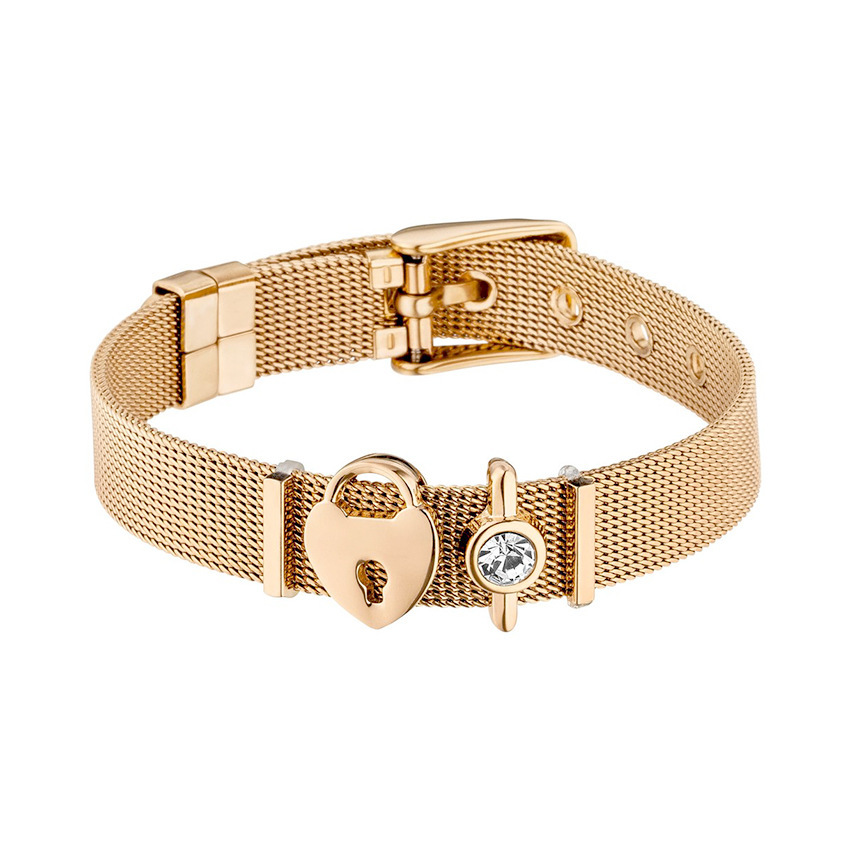 

Stainless Steel Keeper Bracelet Lover Boxing Lock Lock Bracelet
