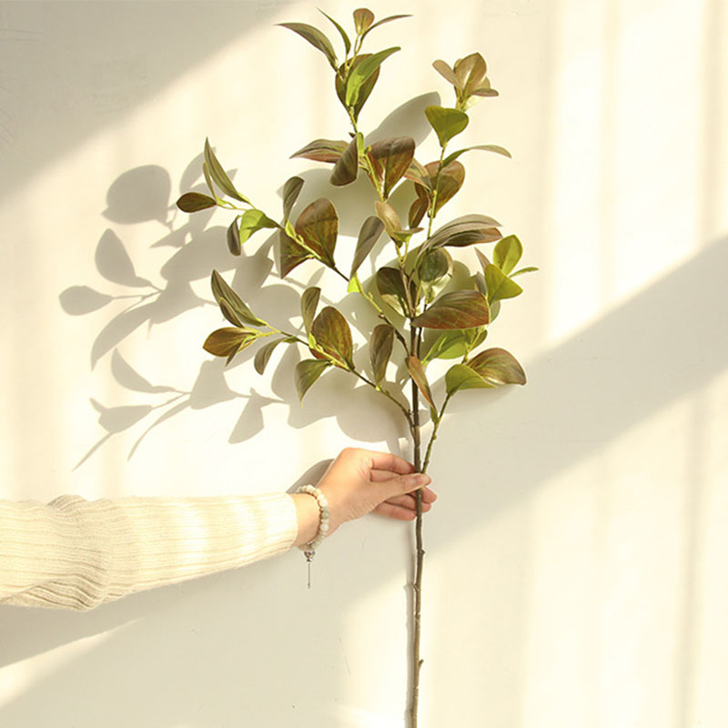 

89cm latex watercress plant Milan leaf artificial flower decor home garden DIY wedding Christmas decor plant wall material grass, Green