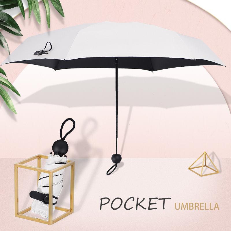 Pineappl Skull Art Glasses fashion print cute Windproof automatic tri-fold umbrella sun UV protection Sun umbrella