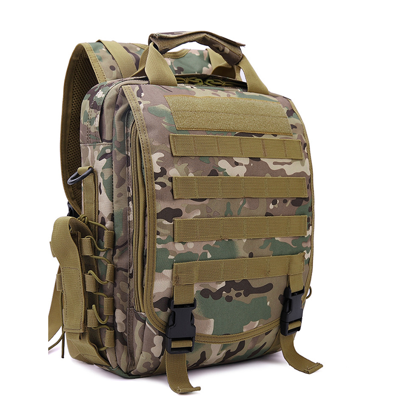 

Tactical Backpack Hiking Camping Messenger Bags Camo Bolsa Multi-Function Men Outdoor Fishing Travel Rucksack, Black