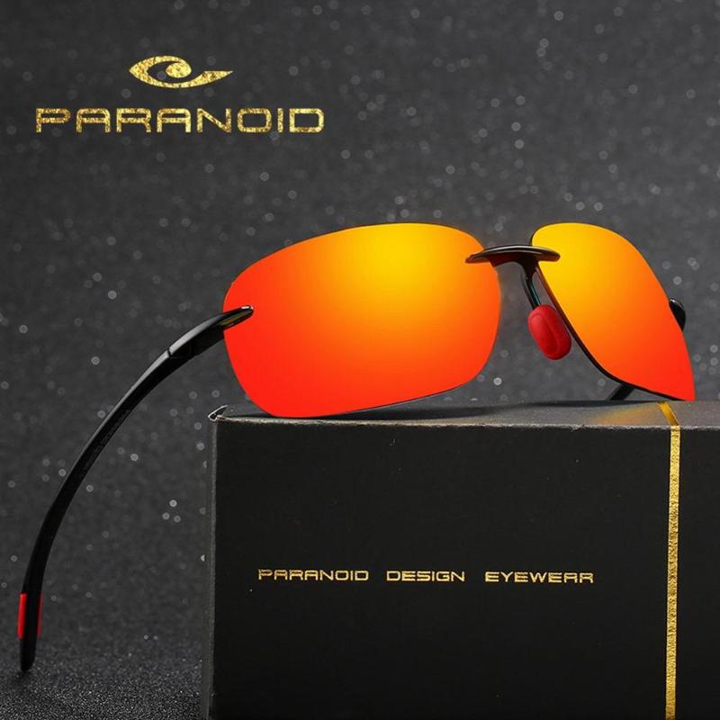 

PARANOID New Sunglasses Men UV400 Sun Glasse For Men Women Square Black Sunglasses Male Glasses Design Night Vision 8511