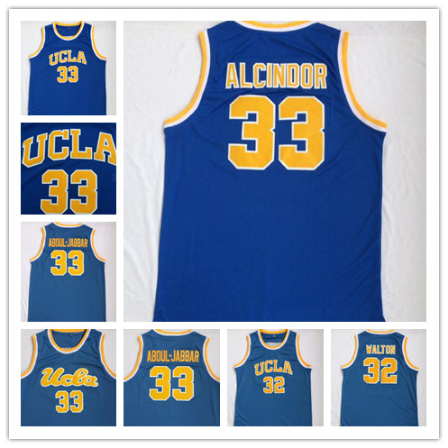 

New Arrival UCLA Bruins 33 Lew Alcindor Jersey 33 Abdul Jabbar 32 WALTON KAREEM 100% Stitched Basketball Sport High Quality Fast Shipping