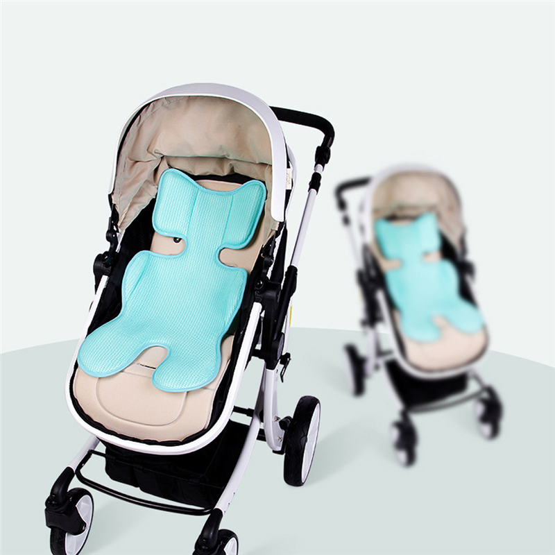 Poussette Siège Poussette Siège Auto Bébé Chariot Pad Cool Liners glace mat 2PCS