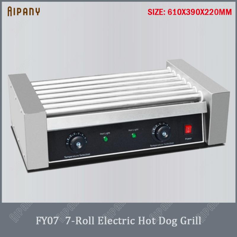 

FY05 electric hot dog grill 5/7/9/11 rollers sausage grill commercial hot dog maker hotdog roller machine hotdog cooker