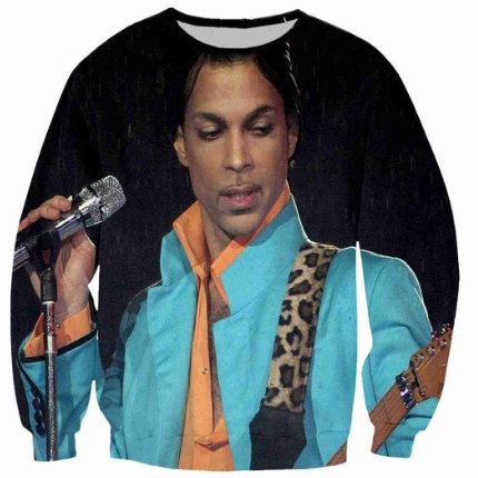 

New Fashion Singer Prince Rogers Nelson Sweatshirt Men Women 3D Print 3D Funny Long Sleeve Tracksuit Pullover Outerwear Casual Tops W15, Multi