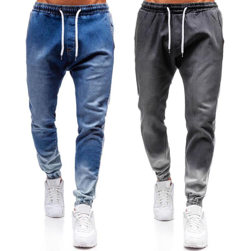 

New Fashion Jeans Men High Quality Denim Trousers Softener Mens Pencil Pants Casual Jean Blue Black Color Size  M L XL D30