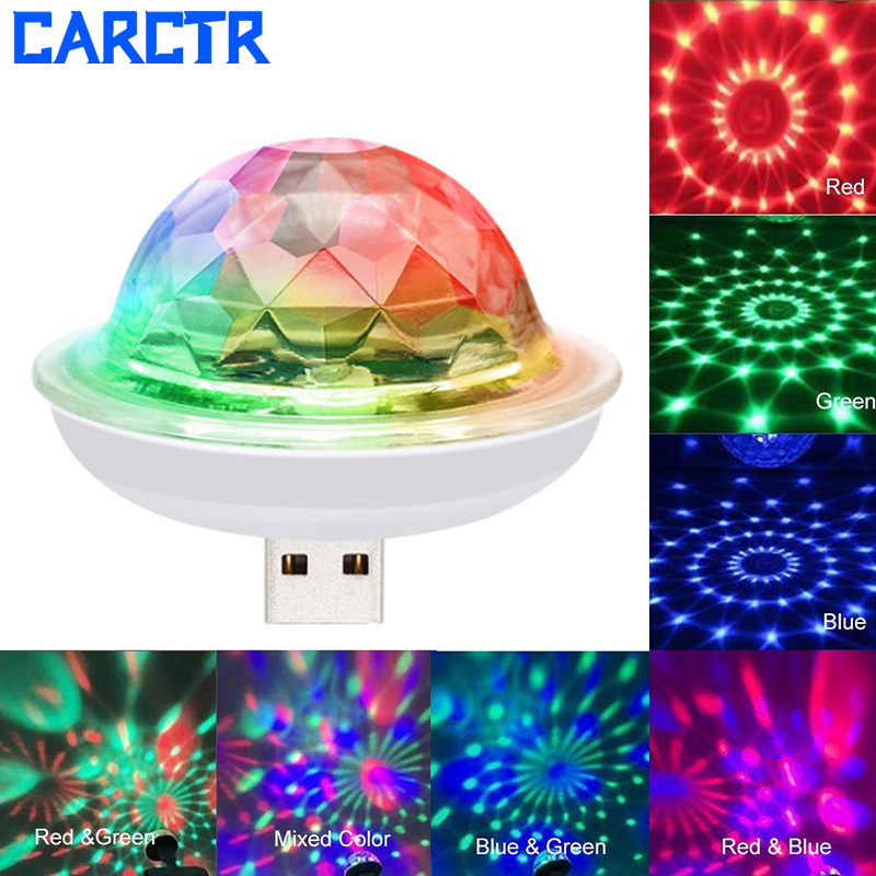 

Upgraded LED Car Interior Decorative Lamp Ambient Light RGB USB Sound Control Disco Stage Effect Lights Atmosphere Light Auto