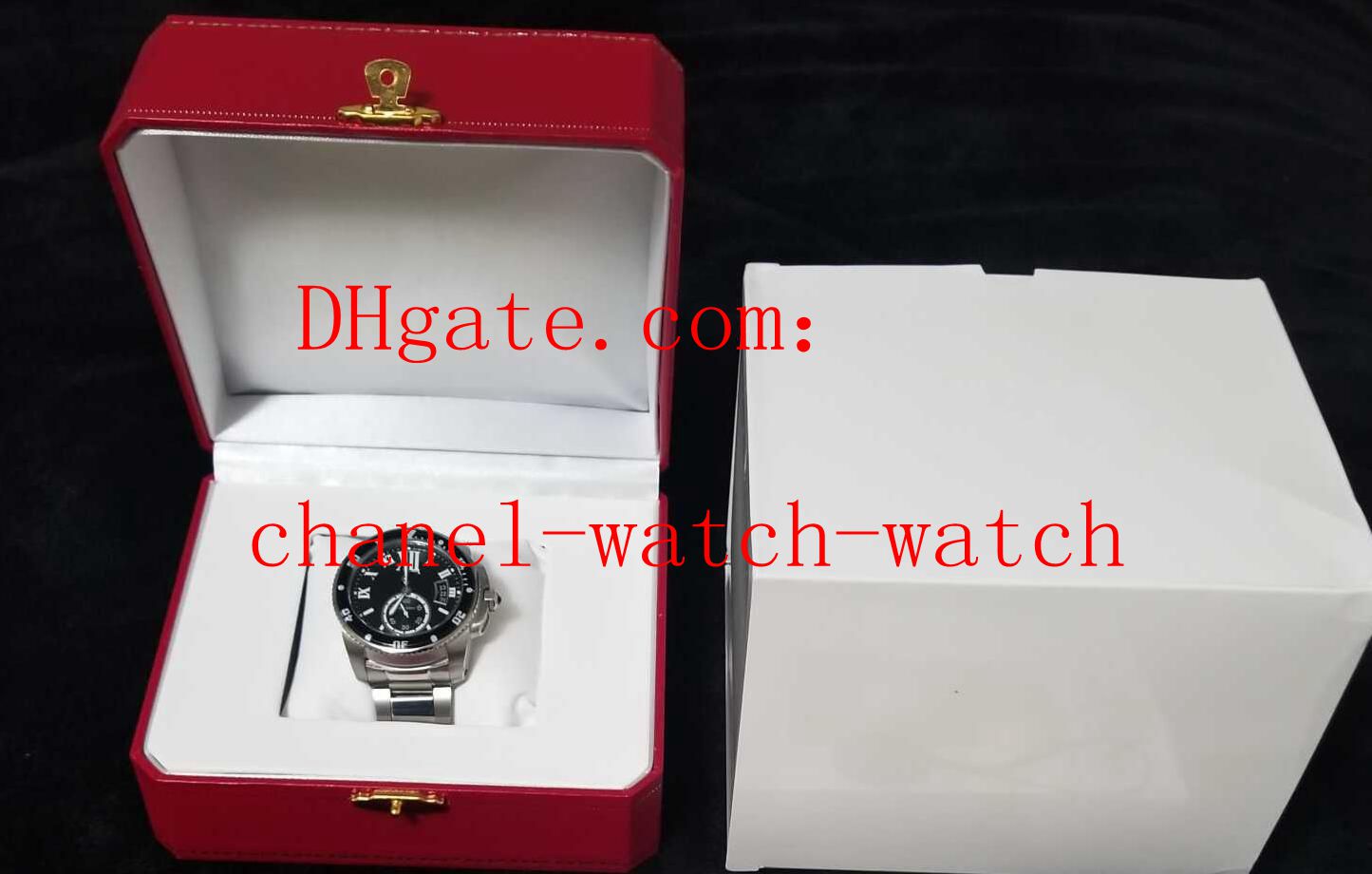 

High Quality Stainless steel Black Mens Wrist Watches W7100057 Calibre de Diver Automatic Movement 42mm Dive Watch Including box