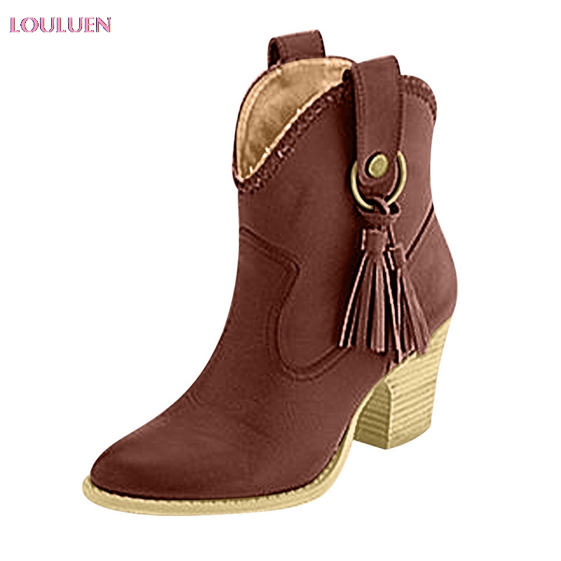

Light Buckle Boots Ladies Roman Womens Fringed Booties Large Size Knight Boots High Heel Women's Fashion Shoes Drop #1225, Ye