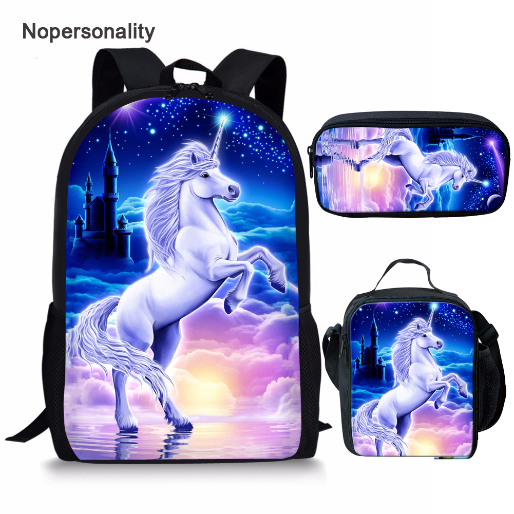 unicorn luggage set