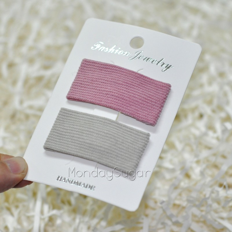 

5set/lot Baby Snap Clips Corduroy Hairgrip for Girls Toddler Hair Clips, White