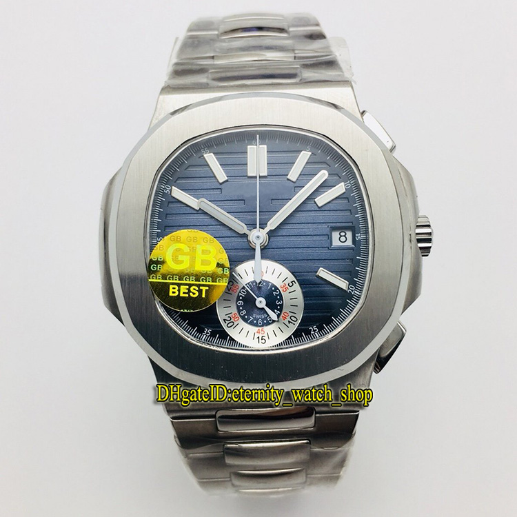 

eternity Top version 5976 1G Blue Dial Cal.CH 28-520 C Chronograph Automatic 5980 Luminous Mens Watch Steel Strap Stopwatch Sport Watches, Box
