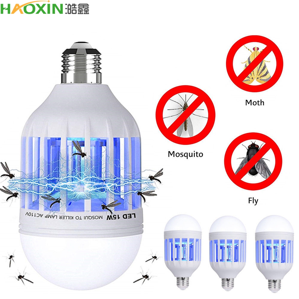 

HaoXin AC110/220V LED Mosquito Killer Bulb E27 LED Bulb For Home Lighting Bug Zapper Trap Lamp Insect Anti Mosquito Repeller Light
