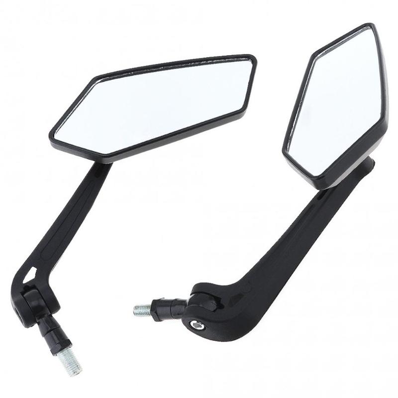 

2 Pcs ABS Universal Scooter Side Rearview Mirrors Pair Moped ATV Motorcycle Backup