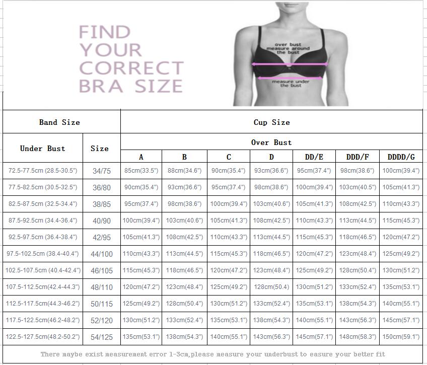 Transparent Bra Lingerie Set Embroidery Unlined Seethrough 95D Bra And