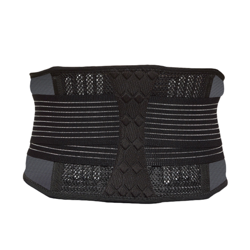 

HOT-Sports Belt Male Ultra-Thin Breathable Running Abdomen Plastic Waist Fitness Waist Training Device, Black