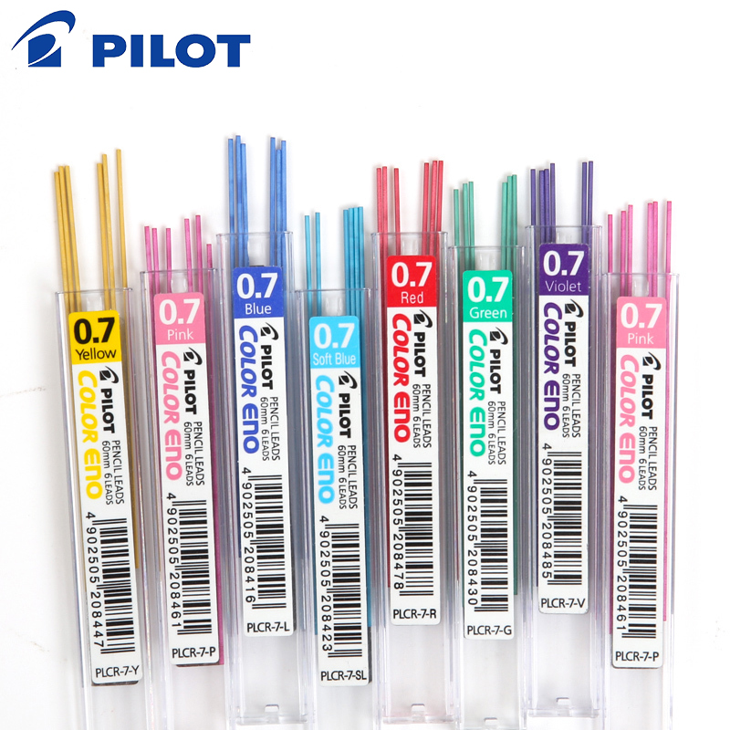 

1 Piece Japan Pilot Color Eno 0.7mm Pencil Leads PLCR-7 for HCR-197, Red