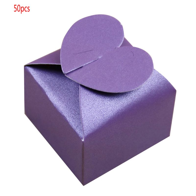 

Valentine's Day Heart Bow Party Favor Box,Burgundy Pack of 50 Package celebrate E5BB