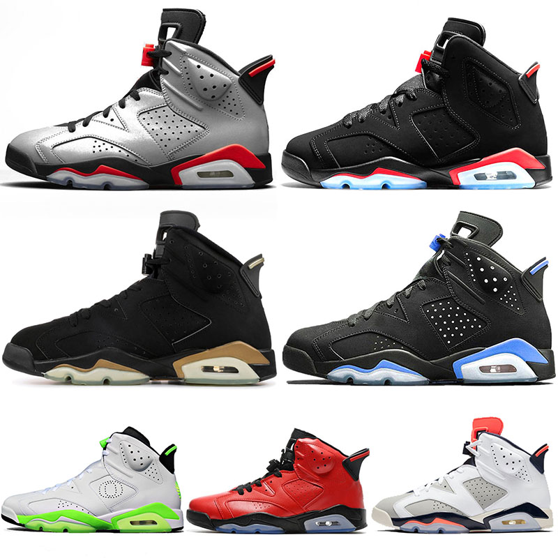 

JSP Reflective 6s Shoes 2019 GS Black Infrared Mens Basketball Shoes DMP Oregon Sport Blue Trainers Tinker UNC Gatorate Womens Sneakers 5-13, A2 36-47 gs black infrared