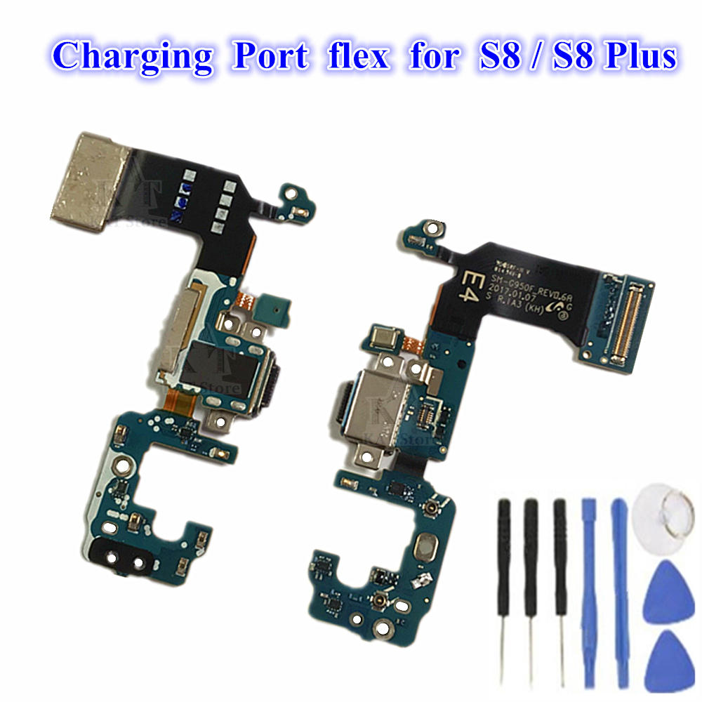 

1Pcs OEM For Samsung Galaxy S8 G9500 G950F G950U VS S8+ Plus G9550 G955F G955U USB Charging Charger Port Flex Cable Replacement Parts