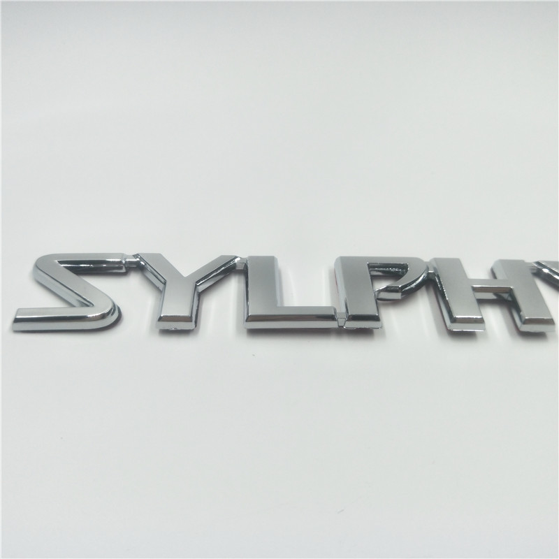 

For Nissan Sylphy Emblem Rear Back Trunk Badge Sign Logo Symbol Letters Decal, Abs
