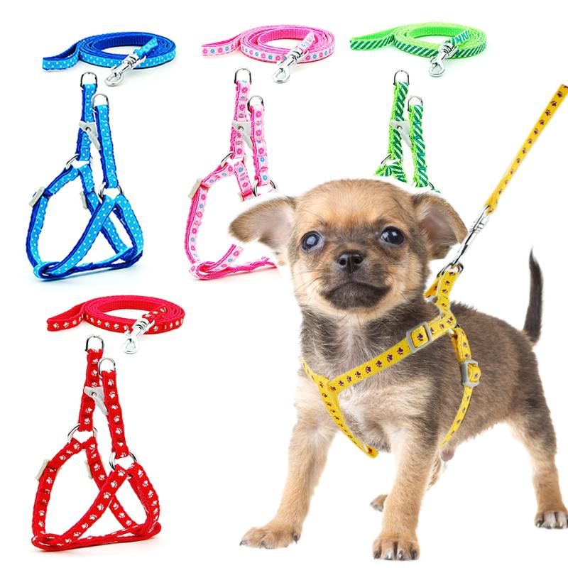 

Dog Cat Harness Leash Adjustable Harness Vest Leash Collar Puppy Small Pet Outdoor Walking Chihuahua Yorkshire Terier Schnauzer