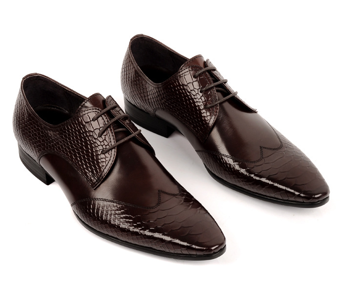 

Men Formal Wear Leather Shoes Cowhide Wedding Shoes Work Shoes Fashion, Blue