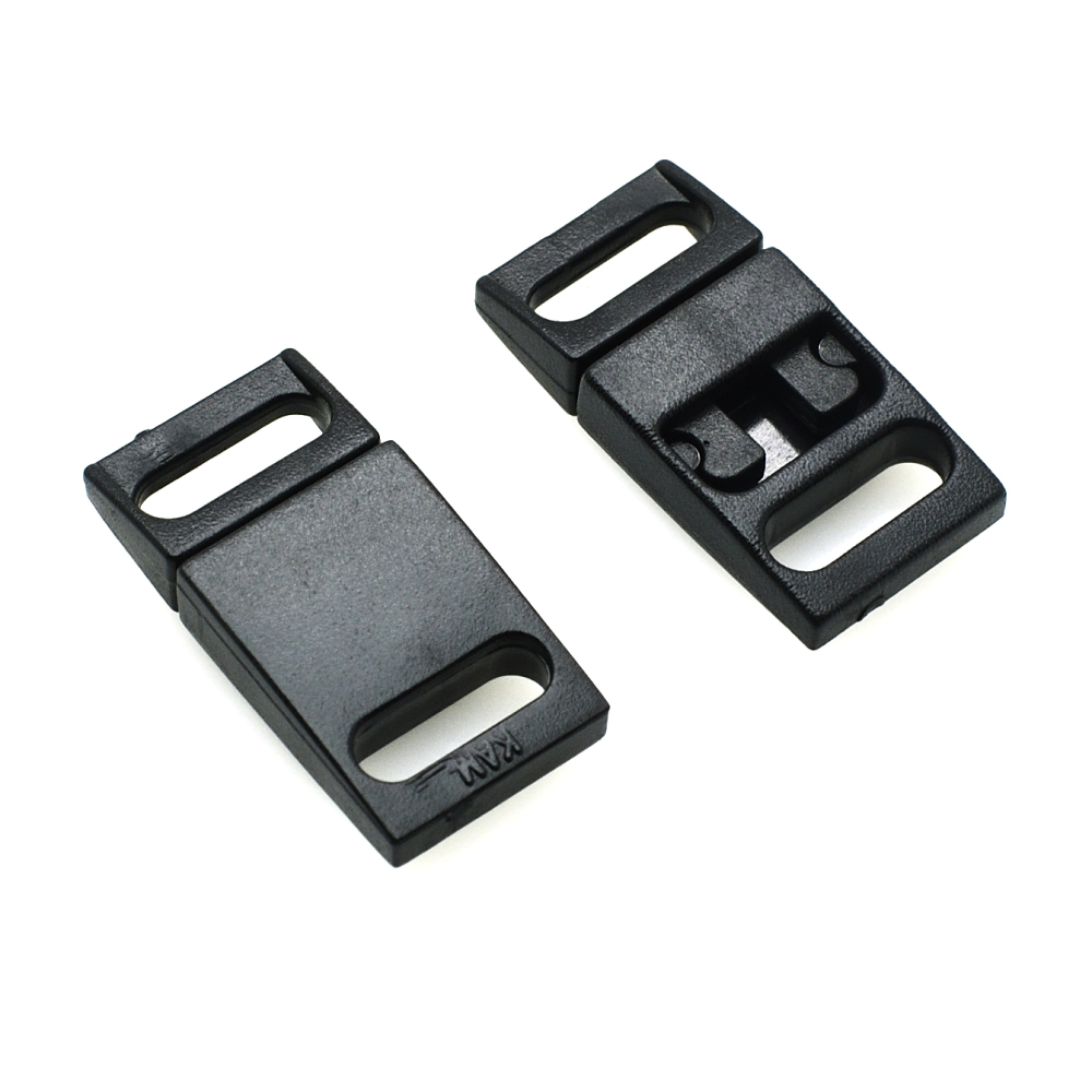 

100pcs/lot 3/8"(10mm) Plastic Safty Breakaway Buckles Black For Bra Cat Collar Paracord Webbing Garment Accessories