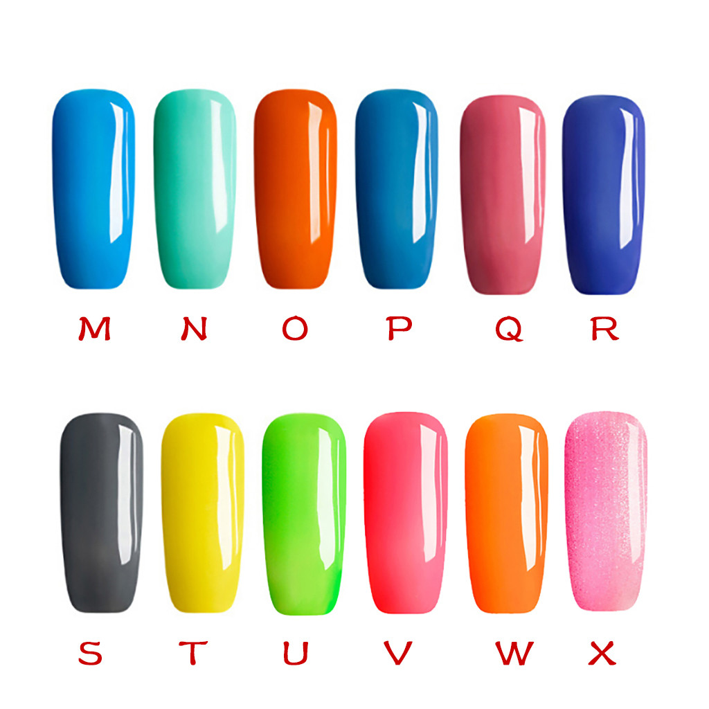 

Misscheering New One Step nail polish pen shape QQ nail polish glue 24 color Cannot Tear Lasting