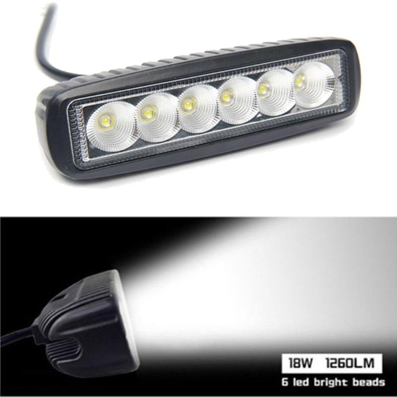 

6 inch LED Work Light 18W Lamp Truck Offroad 6000K 9-32V Aluminum alloy