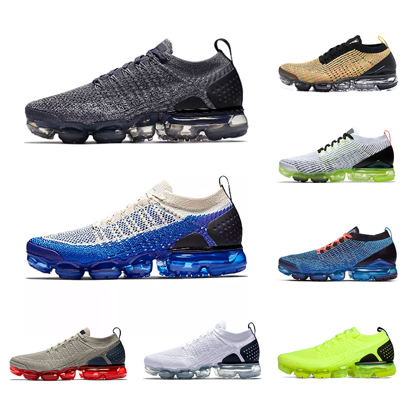 

TN Plus Running shoes Knit 2.0 3.0 Triple Black White Gym Blue Dark Stucco Mens Sneakers Breathable Sports Size 5.5-11, Oreo 36-45