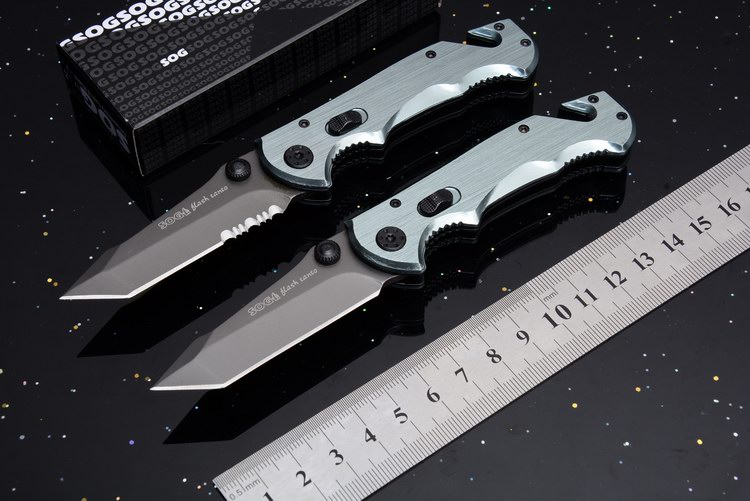 

Drop shipping SOG Phantom Firebird Small Size Folding Pocket Knife 440C Blade 56HRC Camping Survival Knife Knives Tools)