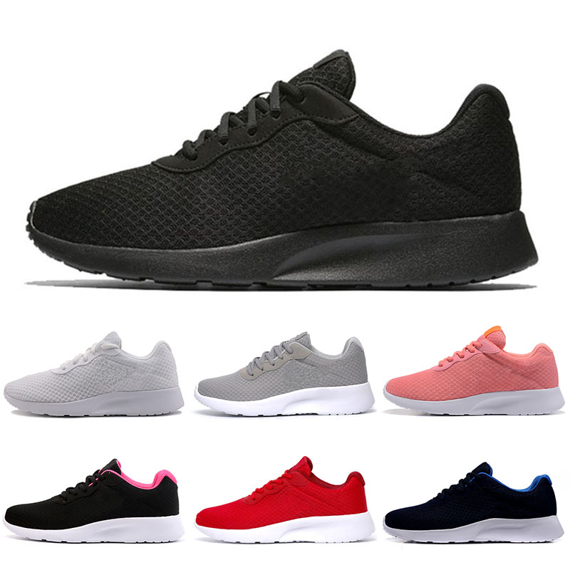 

New arrival Run Tanjun Running Shoes for Men Women Mesh With Black Sports Shoes Portable Olympic London Outdoor Walking Sneaker, 3.0 black blue with white symbol 36-44