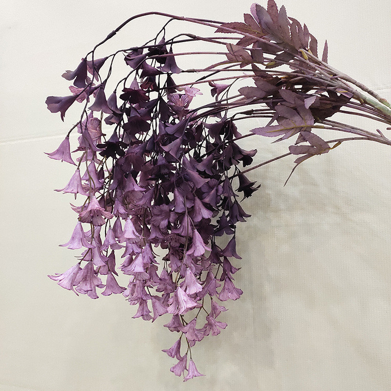 

Simulation bell flowers bell orchids chamomile flowers wedding flower arrangement decoration embellishment wind floor, Blue