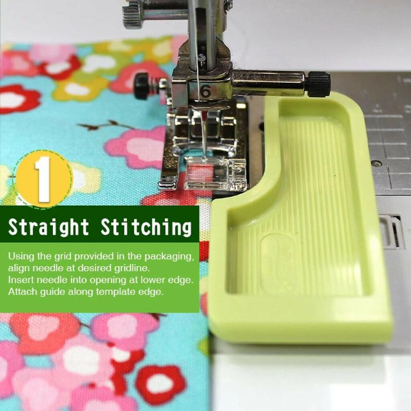 

Sewing Seam Guide Positioning Plate Fixing Fabrics Handmade Multifunction Tool THJ99