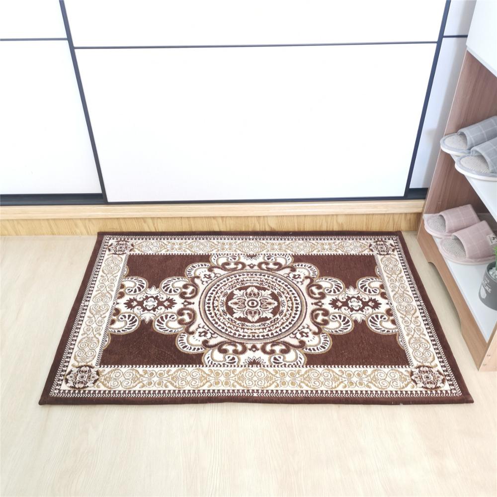 

European Jacquard style Living Room Carpet Bedroom Coffee Table Non-slip Floor Mat simple Home Decor Porch Door Area Rug, Sh