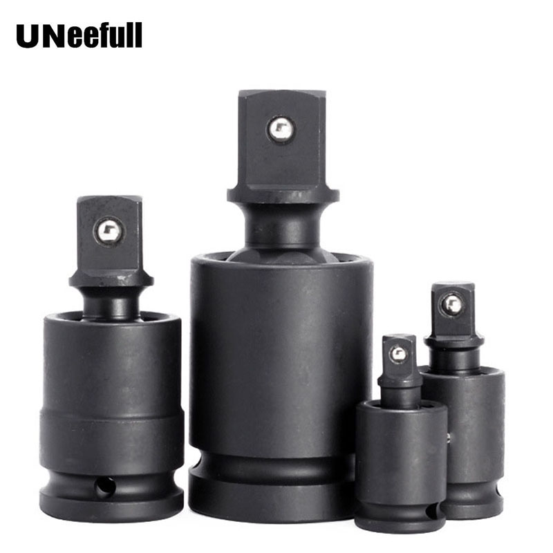 

UNeefull Universal Pneumatic Joint Wrench Socket Adapter Set 1/4" 3/8" 1/2" 1" Drive 90 Degree Ratchet Angle Extension Bar Rod