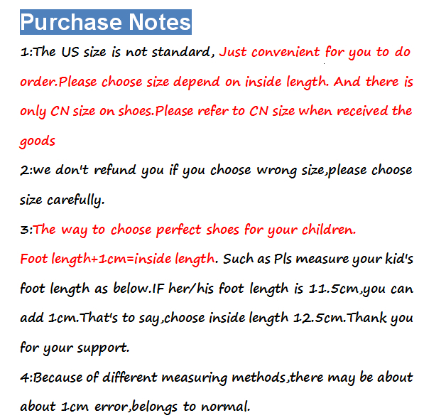 Us Toddler Shoe Size Chart