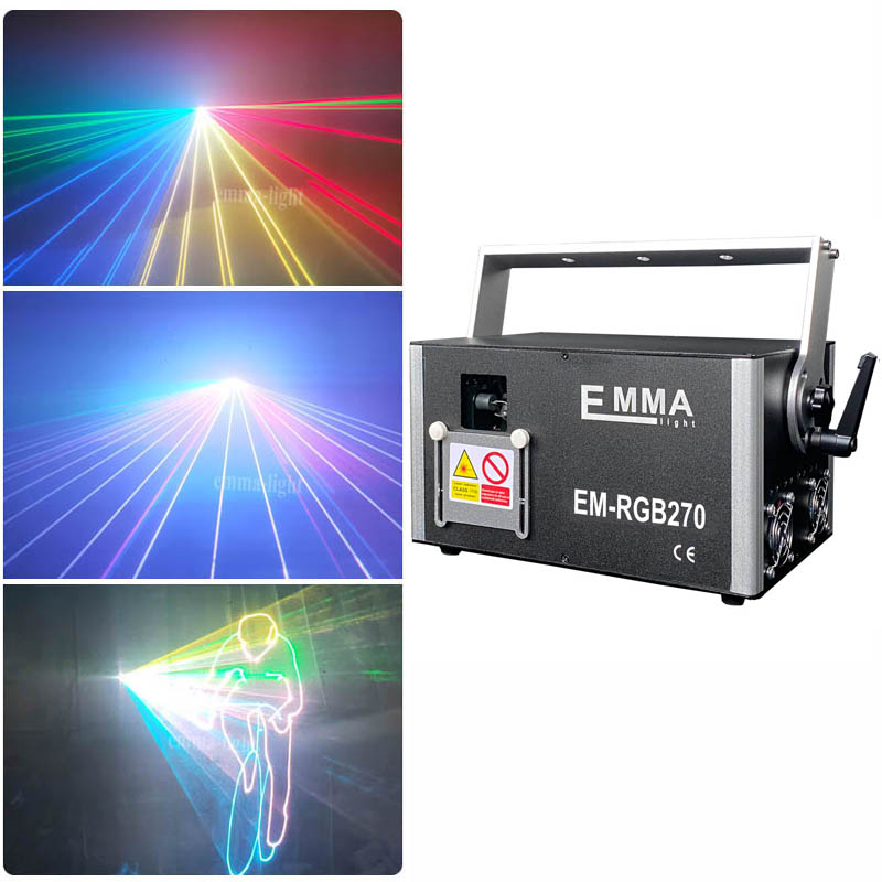 

New RGB ILDA stage DJ Laser light multi Color 500MW/1W/2W/3W/4W/5W RGB beam animation emma laser projector,text laser lights for sale